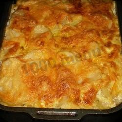 Рецепт Картошки по-французски с фаршем в духовке