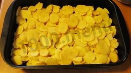 Рецепт картошки по-французски с фаршем в духовке