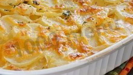 Рецепт картошки по-французски с сыром в духовке