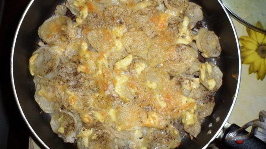 Рецепт картошки с мясом по-французски