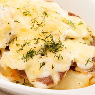 Рецепт Курицы по-французски с картофелем