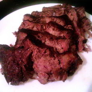 Рецепт Модной говядины по-французски в пряном вине