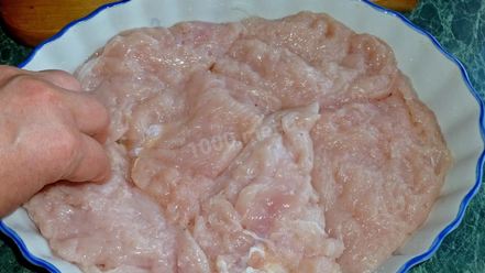 Рецепт мяса по-французски из курицы