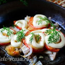 Рецепт Мяса по-французски из свинины с помидорами