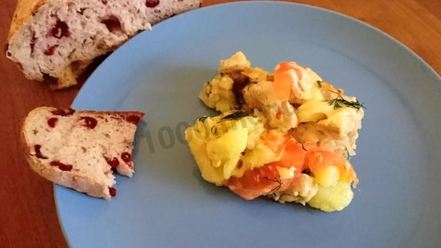 Рецепт мяса по-французски на сковороде с картошкой