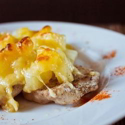 Рецепт Мяса по-французски с ананасом