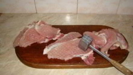 Рецепт мяса по-французски с ананасом