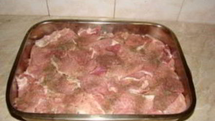 Рецепт мяса по-французски с ананасом