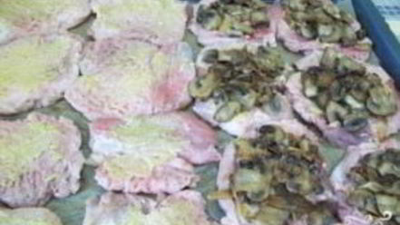 Рецепт мяса по-французски с грибами и сыром