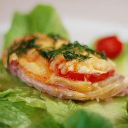 Рецепт Мяса по-французски с картофелем и помидорами