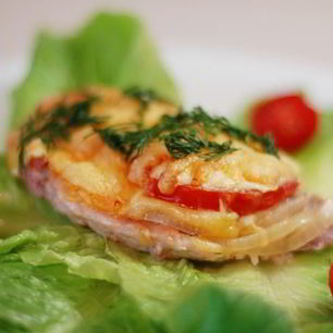 Рецепт Мяса по-французски с картофелем и помидорами