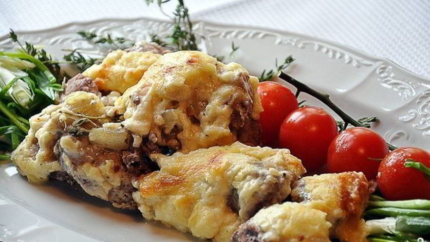 Рецепт мяса по-французски с картофелем