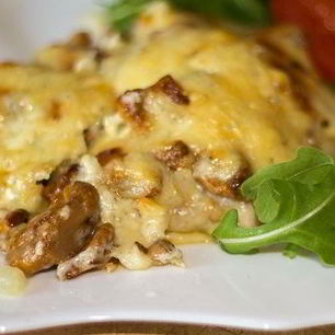 Рецепт Мяса по-французски с картошкой и грибами