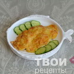 Рецепт Мяса по-французски с курицей