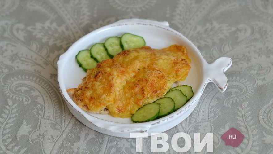 Рецепт мяса по-французски с курицей