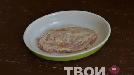 Рецепт мяса по-французски с курицей