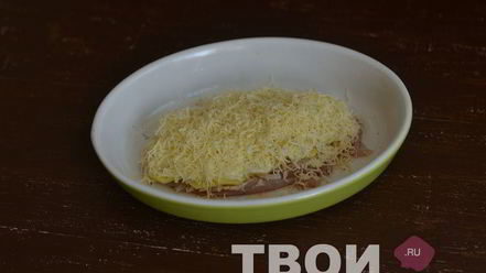 Рецепт мяса по-французски с курицей