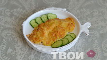 Рецепт мяса по-французски с курицей