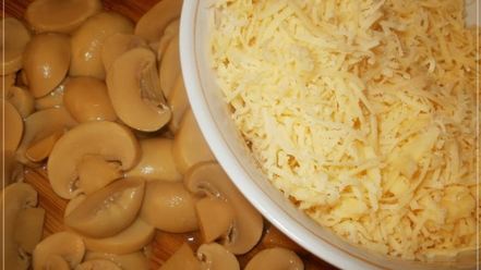 Рецепт мяса по-французски с шампиньонами