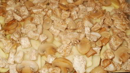 Рецепт мяса по-французски с шампиньонами