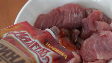 Рецепт мяса по-французски в маринаде