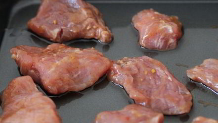 Рецепт мяса по-французски в маринаде