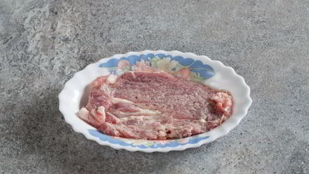 Рецепт мяса по-французски в микроволновке