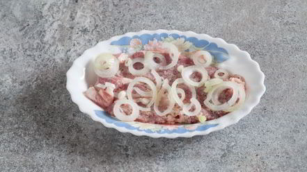 Рецепт мяса по-французски в микроволновке