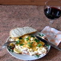 Рецепт Мяса по-французски в мультиварке Поларис