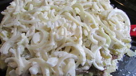 Рецепт мяса с картофелем по-французски