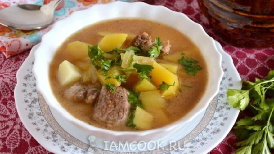 Рецепт баранины в горшочках с картошкой