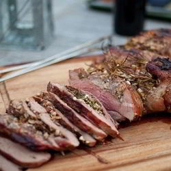 Рецепт Бараньей ноги на гриле