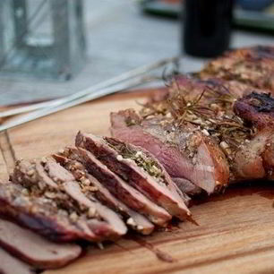 Рецепт Бараньей ноги на гриле