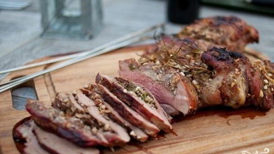 Рецепт бараньей ноги на гриле