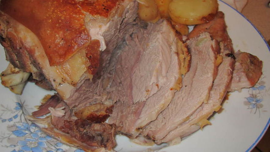 Рецепт буженины с картошкой