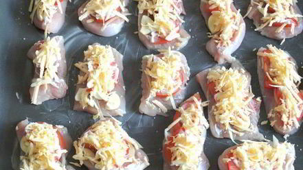 Рецепт филе индейки запеченное с помидорами