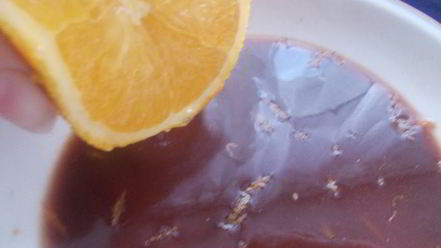 Рецепт фруктовой говядины в винном маринаде