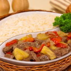 Рецепт Говядины с ананасами