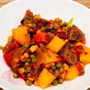 Рецепт Говядины с овощами в мультиварке