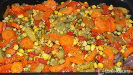 Рецепт говядины, запеченной с овощами в духовке