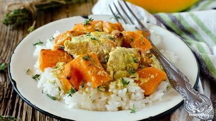 Рецепт Индейки с тыквой