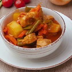 Рецепт Индейки со стручковой фасолью