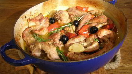 Рецепт Кролика с оливками