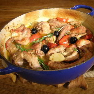 Рецепт Кролика с оливками