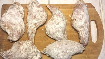 Рецепт кролика в сметане с картофелем