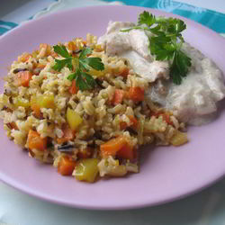 Рецепт Куриной грудки в чесночном соусе на сковороде