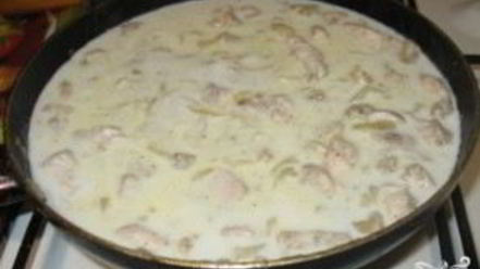 Рецепт куриной грудки в чесночном соусе на сковороде