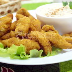 Рецепт Куриного филе в кляре