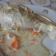 Рецепт Куриных ножек в сырном соусе