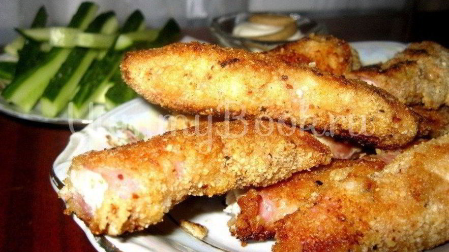 Рецепт куриных палочек в беконе